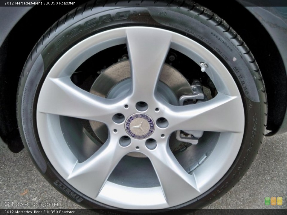 2012 Mercedes-Benz SLK 350 Roadster Wheel and Tire Photo #56047748