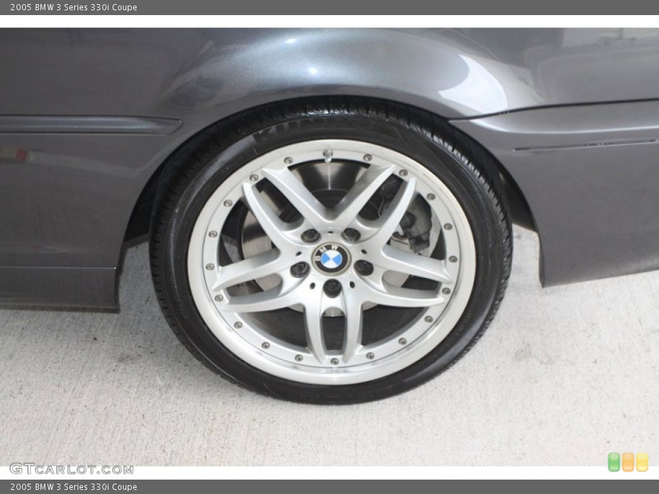 2005 BMW 3 Series 330i Coupe Wheel and Tire Photo #56049380