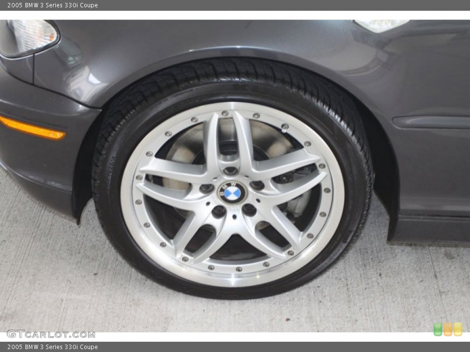 2005 BMW 3 Series 330i Coupe Wheel and Tire Photo #56049389