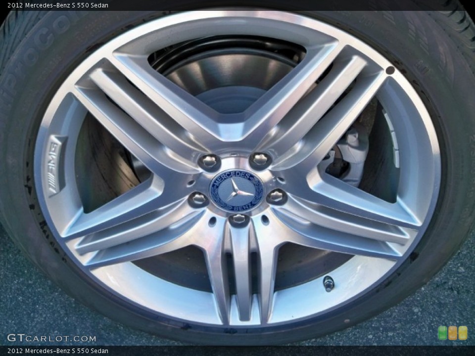 2012 Mercedes-Benz S 550 Sedan Wheel and Tire Photo #56051588