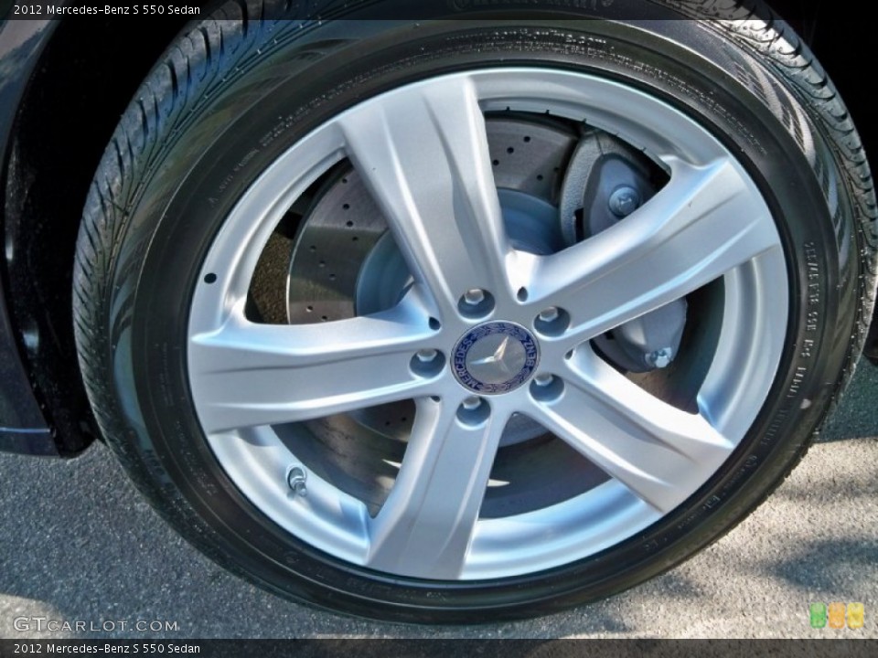 2012 Mercedes-Benz S 550 Sedan Wheel and Tire Photo #56052242