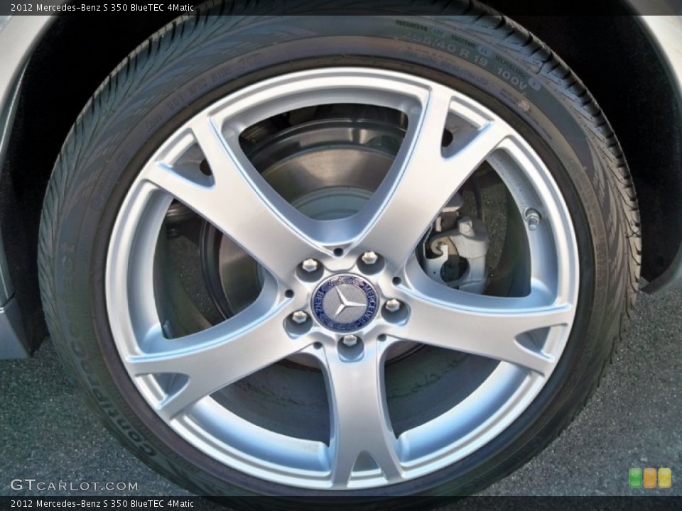 2012 Mercedes-Benz S 350 BlueTEC 4Matic Wheel and Tire Photo #56052428