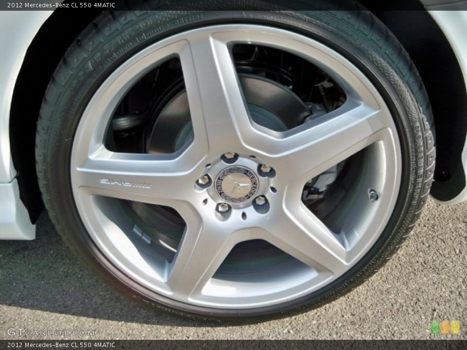 2012 Mercedes-Benz CL 550 4MATIC Wheel and Tire Photo #56053562