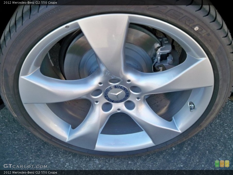 2012 Mercedes-Benz CLS 550 Coupe Wheel and Tire Photo #56053775
