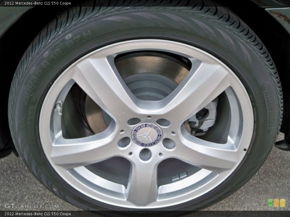 2012 Mercedes-Benz CLS 550 Coupe Wheel and Tire Photo #56053880