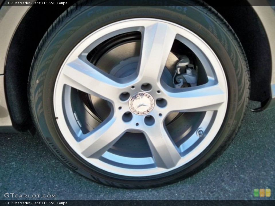 2012 Mercedes-Benz CLS 550 Coupe Wheel and Tire Photo #56054075