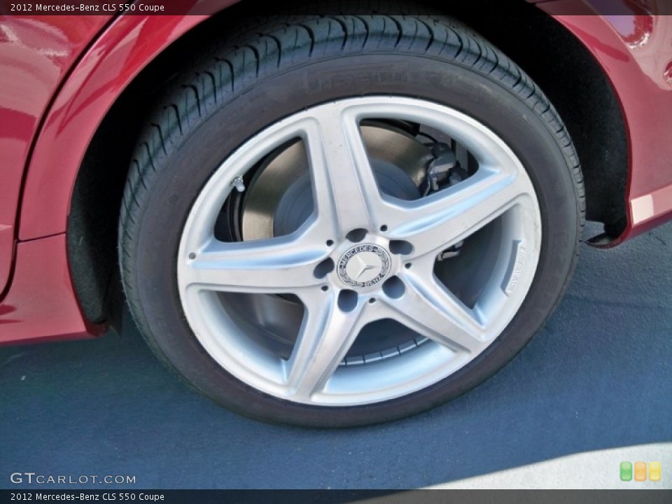 2012 Mercedes-Benz CLS 550 Coupe Wheel and Tire Photo #56054162