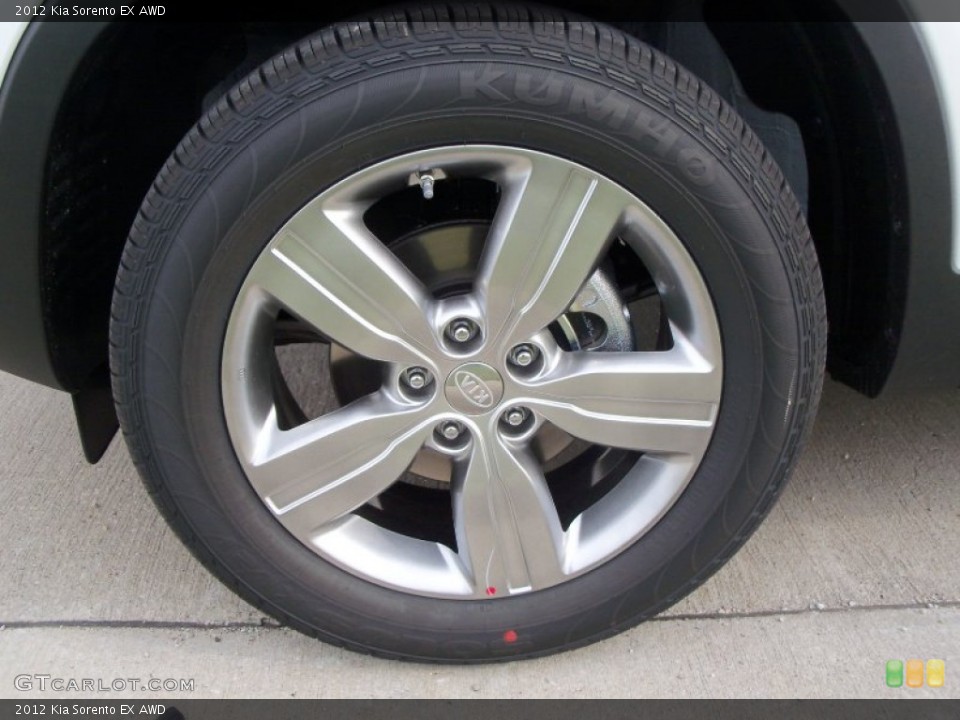 2012 Kia Sorento EX AWD Wheel and Tire Photo #56055107