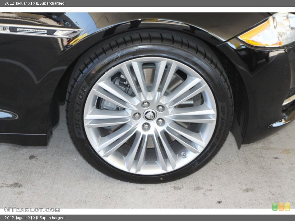 2012 Jaguar XJ XJL Supercharged Wheel and Tire Photo #56055146