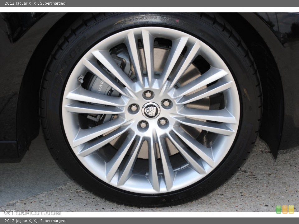 2012 Jaguar XJ XJL Supercharged Wheel and Tire Photo #56055270