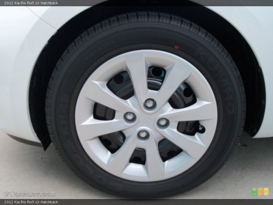 2012 Kia Rio Rio5 LX Hatchback Wheel and Tire Photo #56055758