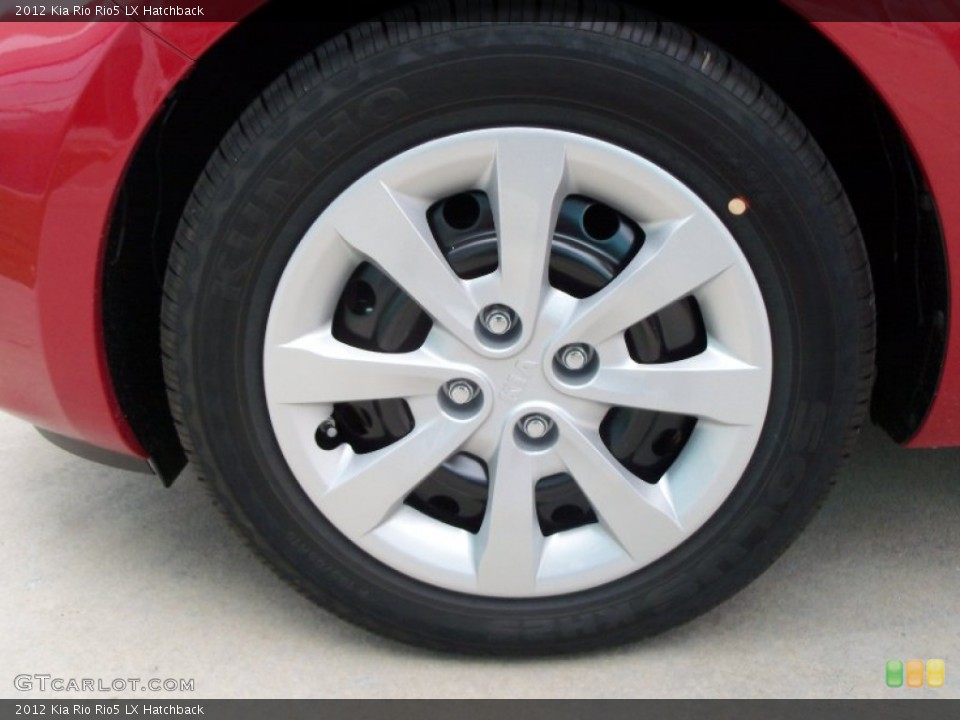 2012 Kia Rio Rio5 LX Hatchback Wheel and Tire Photo #56055866