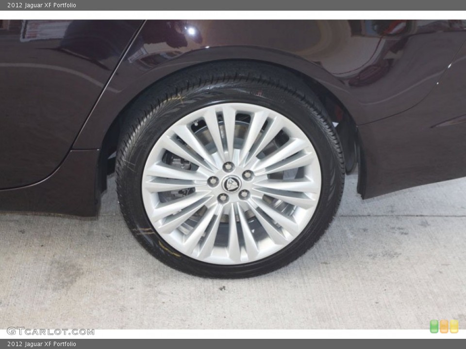 2012 Jaguar XF Portfolio Wheel and Tire Photo #56057819
