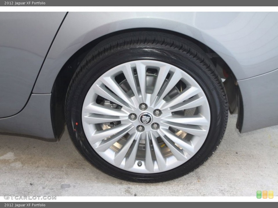 2012 Jaguar XF Portfolio Wheel and Tire Photo #56059514