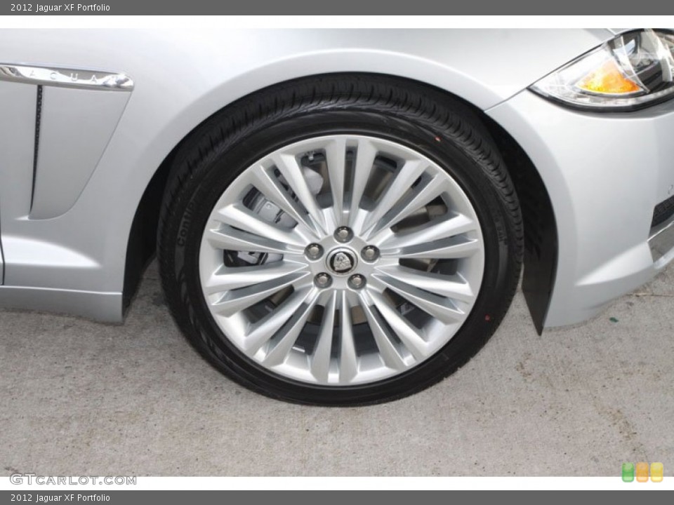 2012 Jaguar XF Portfolio Wheel and Tire Photo #56059724