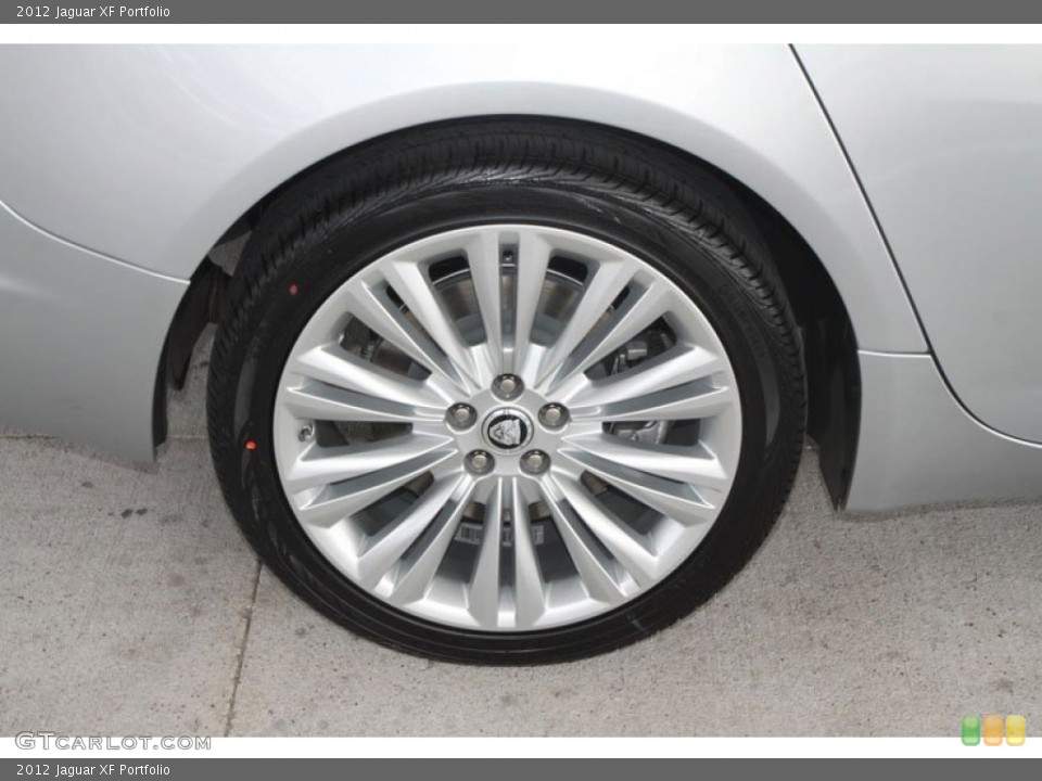 2012 Jaguar XF Portfolio Wheel and Tire Photo #56059733