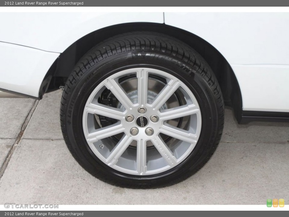 2012 Land Rover Range Rover Supercharged Wheel and Tire Photo #56065108