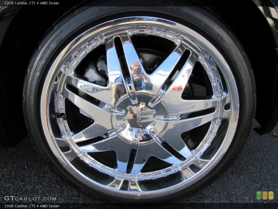2008 Cadillac CTS Custom Wheel and Tire Photo #56066309