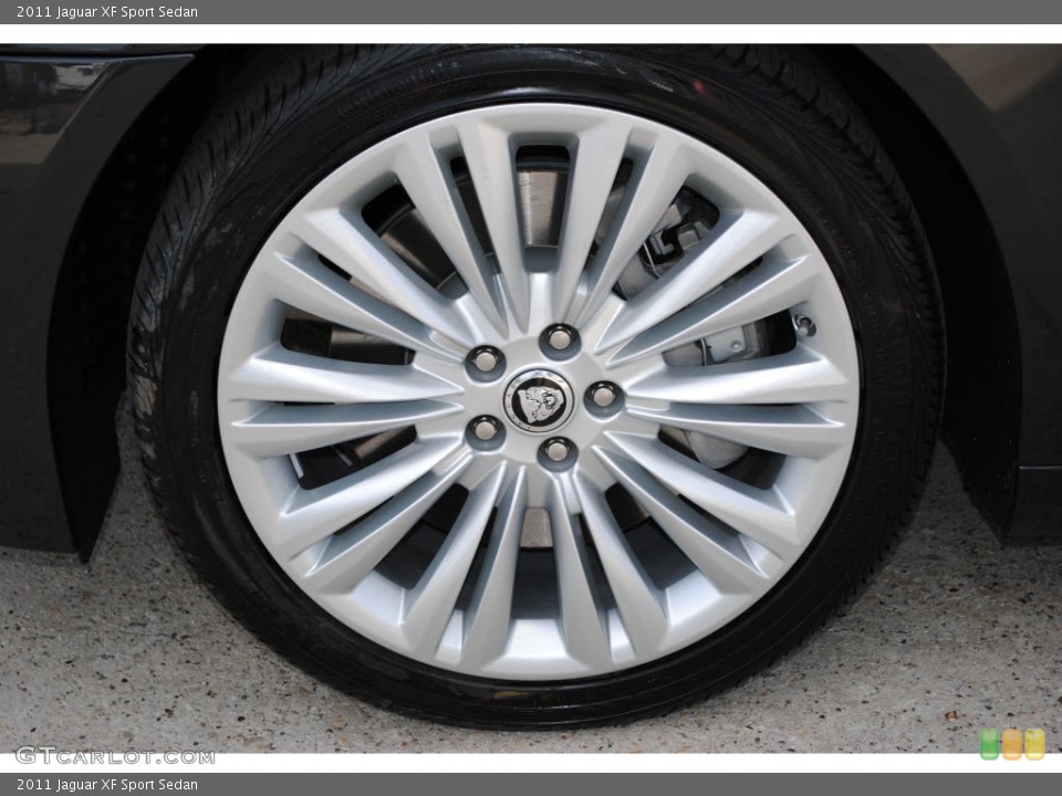 2011 Jaguar XF Sport Sedan Wheel and Tire Photo #56068058