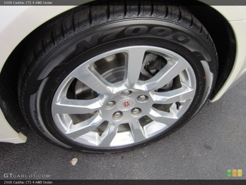 2008 Cadillac CTS 4 AWD Sedan Wheel and Tire Photo #56072639