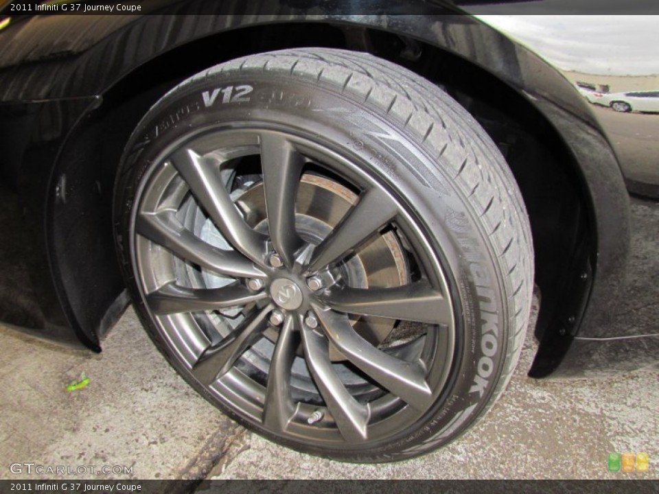 2011 Infiniti G 37 Journey Coupe Wheel and Tire Photo #56075558