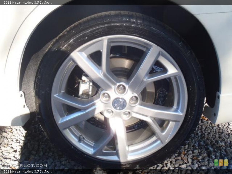 2012 Nissan Maxima 3.5 SV Sport Wheel and Tire Photo #56078663