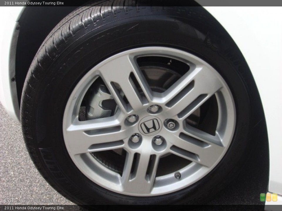 2011 Honda Odyssey Touring Elite Wheel and Tire Photo #56085401
