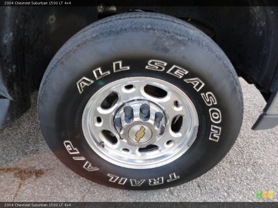 2004 Chevrolet Suburban 1500 LT 4x4 Wheel and Tire Photo #56085440