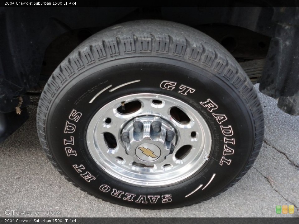 2004 Chevrolet Suburban 1500 LT 4x4 Wheel and Tire Photo #56085446