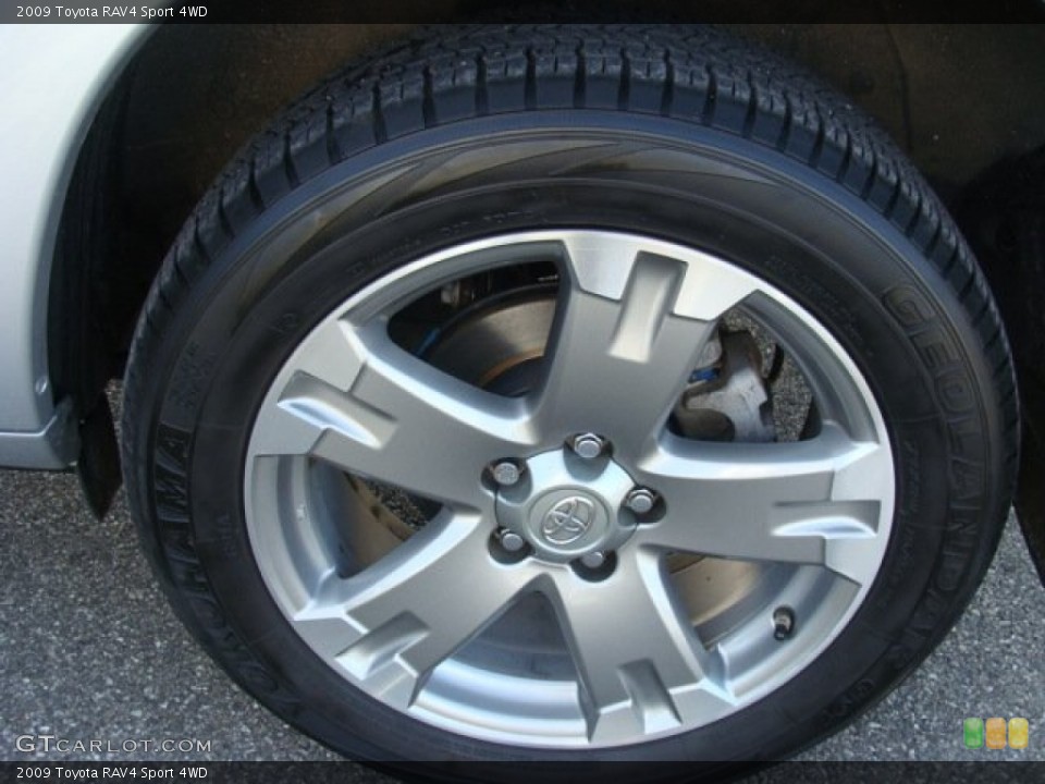 2009 Toyota RAV4 Sport 4WD Wheel and Tire Photo #56088943