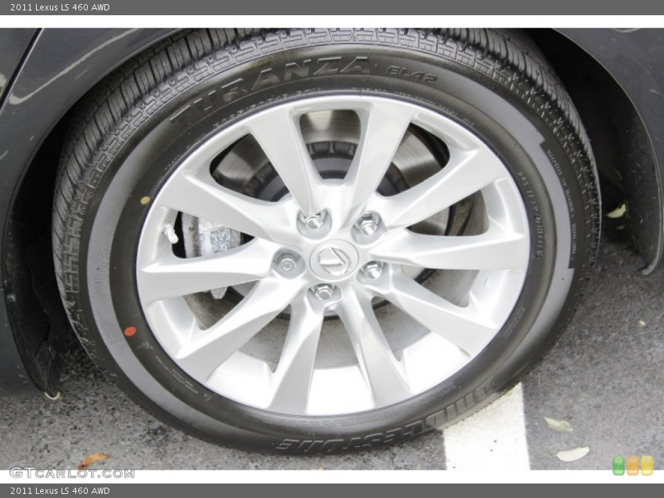 2011 Lexus LS 460 AWD Wheel and Tire Photo #56093016