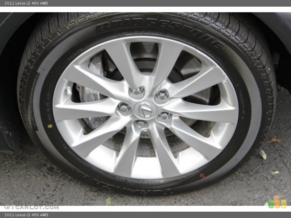 2011 Lexus LS 460 AWD Wheel and Tire Photo #56093037