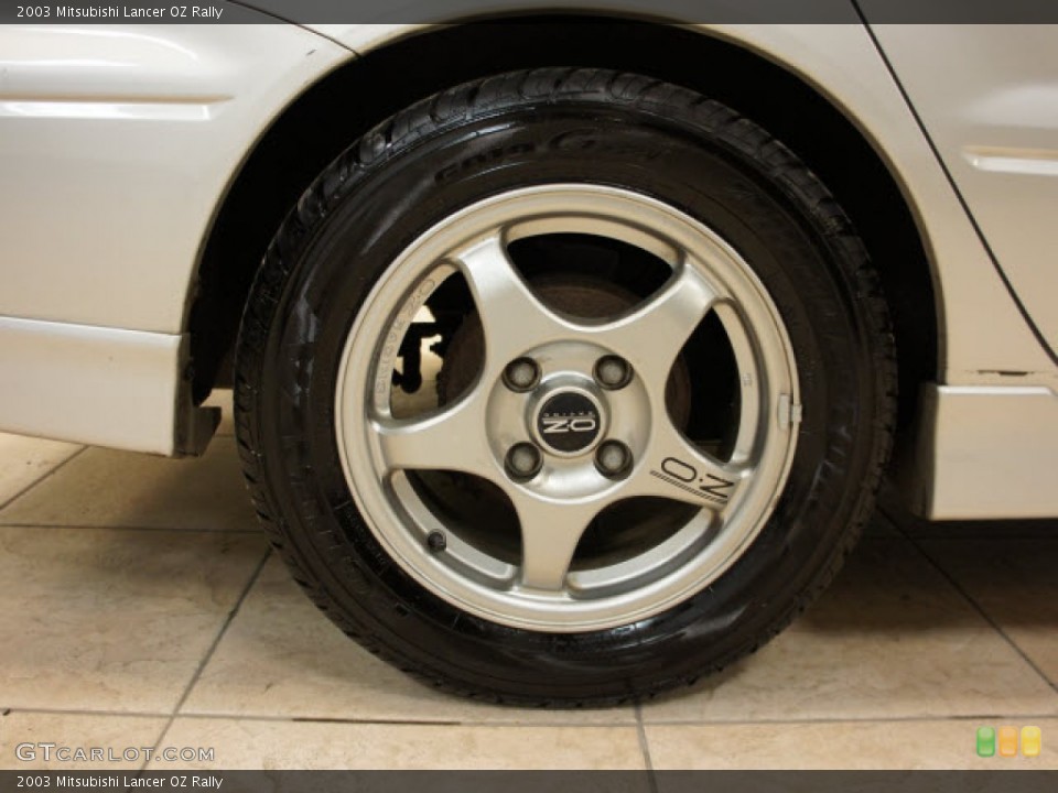 2003 Mitsubishi Lancer OZ Rally Wheel and Tire Photo #56093063