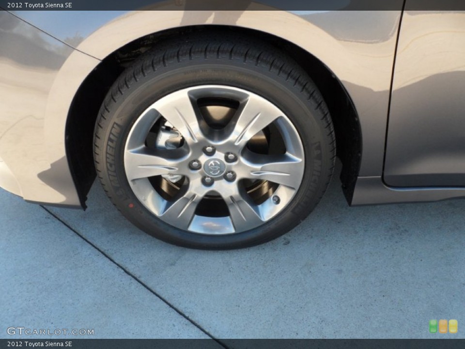 2012 Toyota Sienna SE Wheel and Tire Photo #56094367