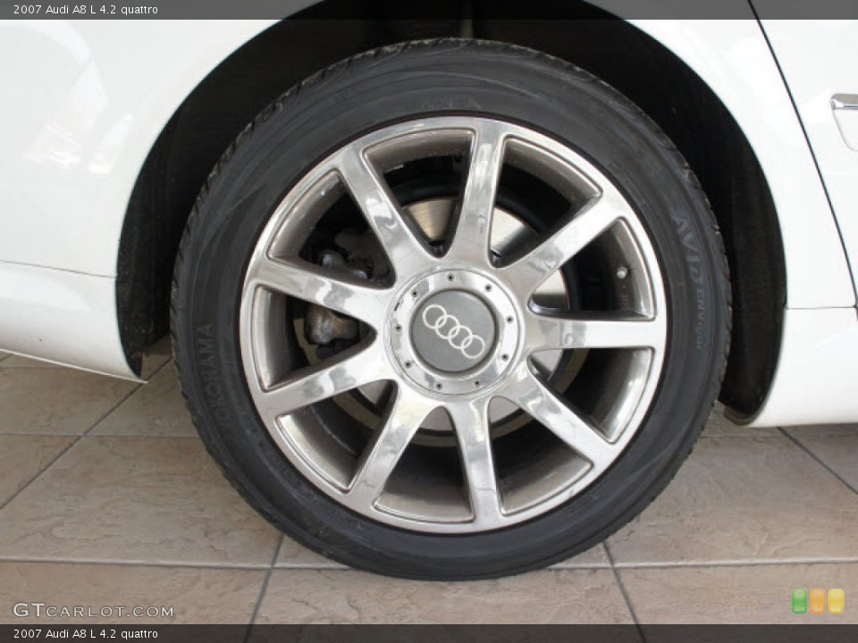2007 Audi A8 L 4.2 quattro Wheel and Tire Photo #56097683