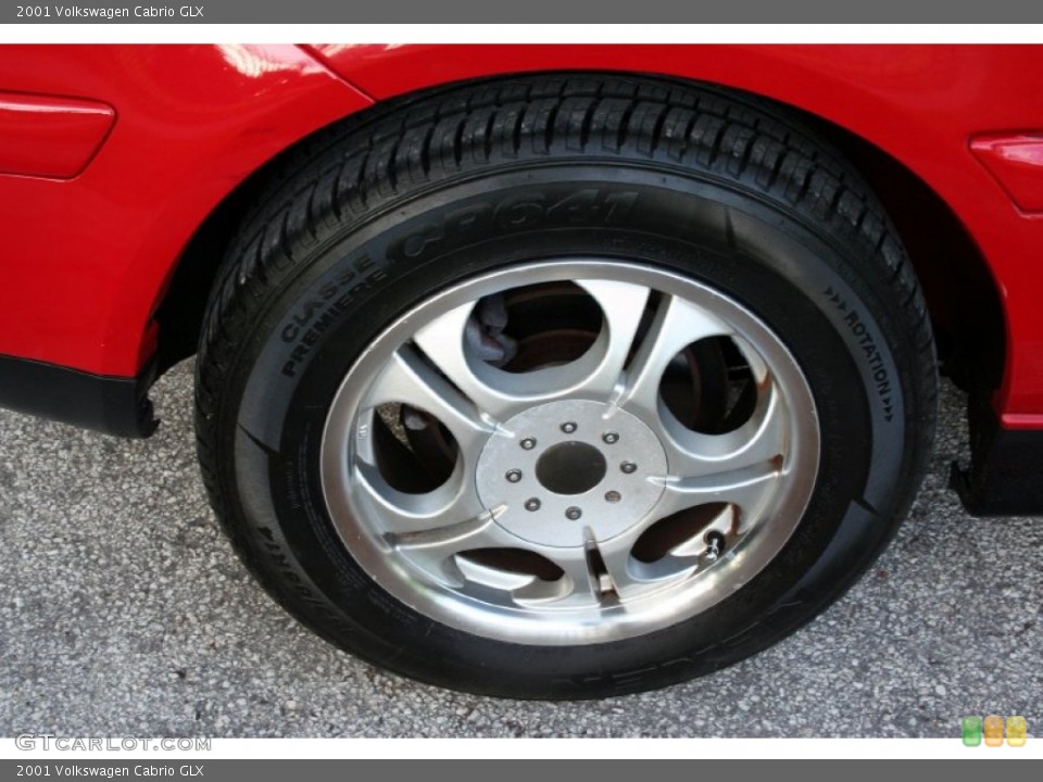 2001 Volkswagen Cabrio Custom Wheel and Tire Photo #56100560