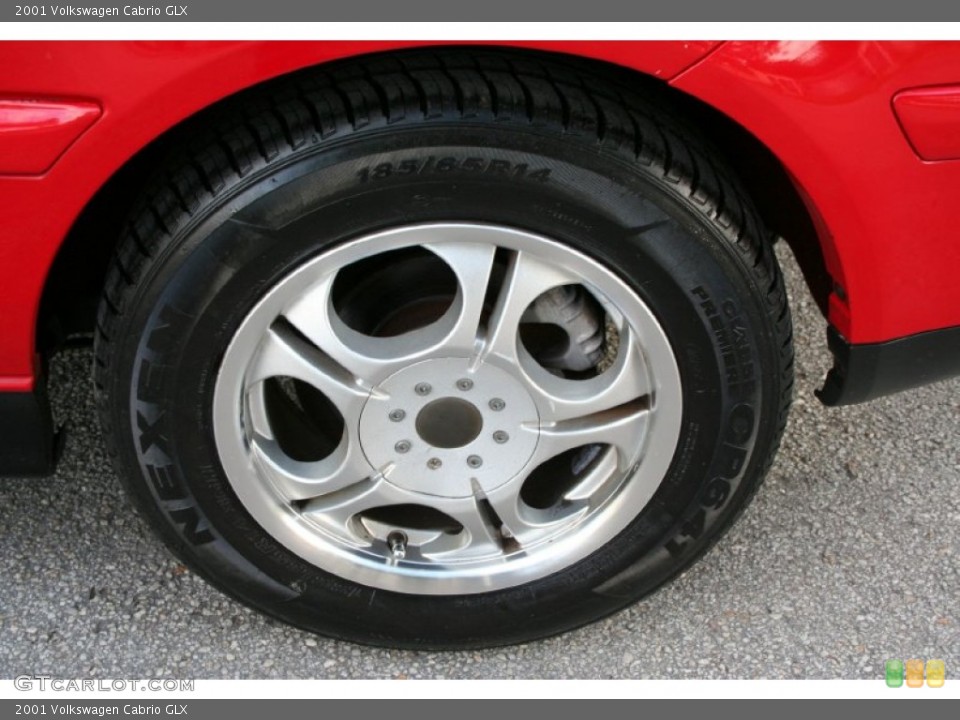 2001 Volkswagen Cabrio Custom Wheel and Tire Photo #56100566