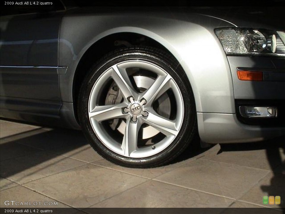 2009 Audi A8 L 4.2 quattro Wheel and Tire Photo #56103437
