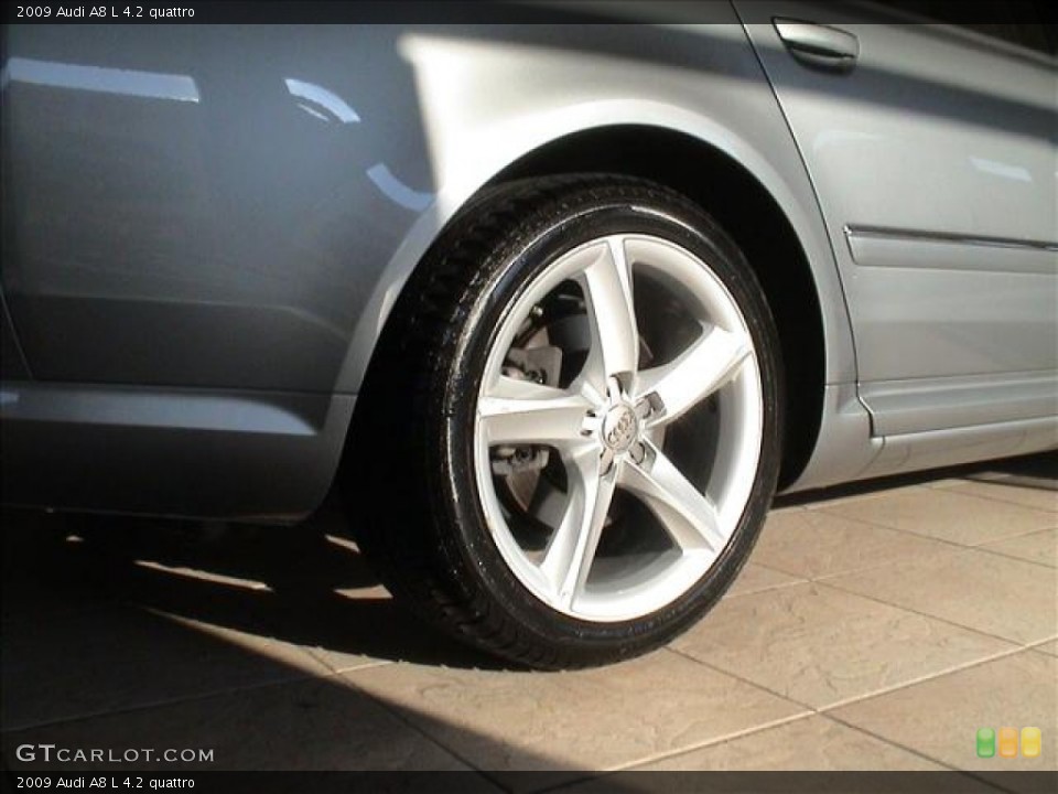 2009 Audi A8 L 4.2 quattro Wheel and Tire Photo #56103444
