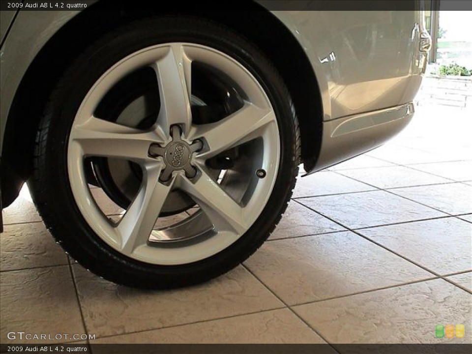 2009 Audi A8 L 4.2 quattro Wheel and Tire Photo #56103455