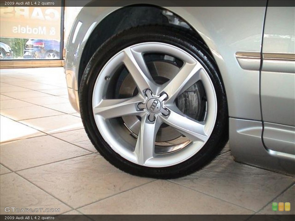 2009 Audi A8 L 4.2 quattro Wheel and Tire Photo #56103461