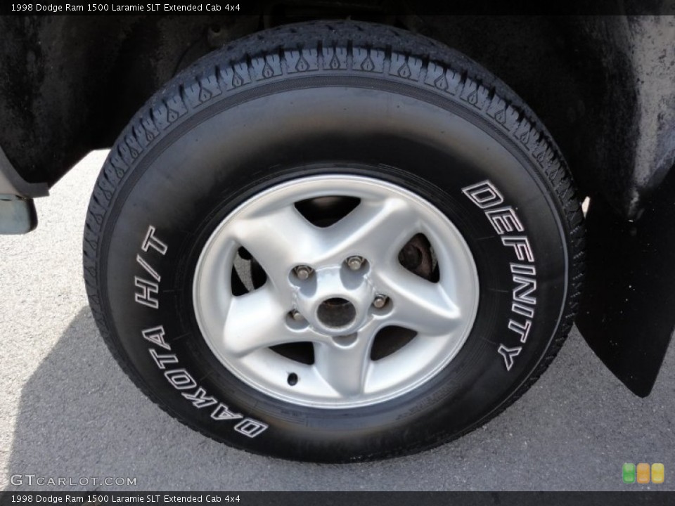 1998 Dodge Ram 1500 Laramie SLT Extended Cab 4x4 Wheel and Tire Photo #56108651