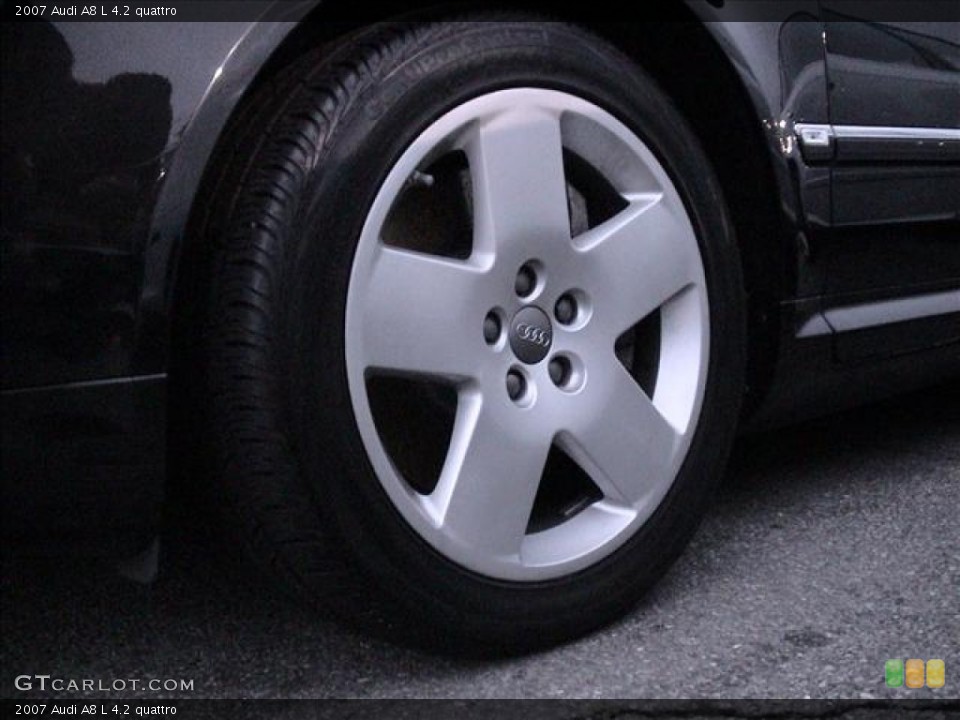 2007 Audi A8 L 4.2 quattro Wheel and Tire Photo #56110792