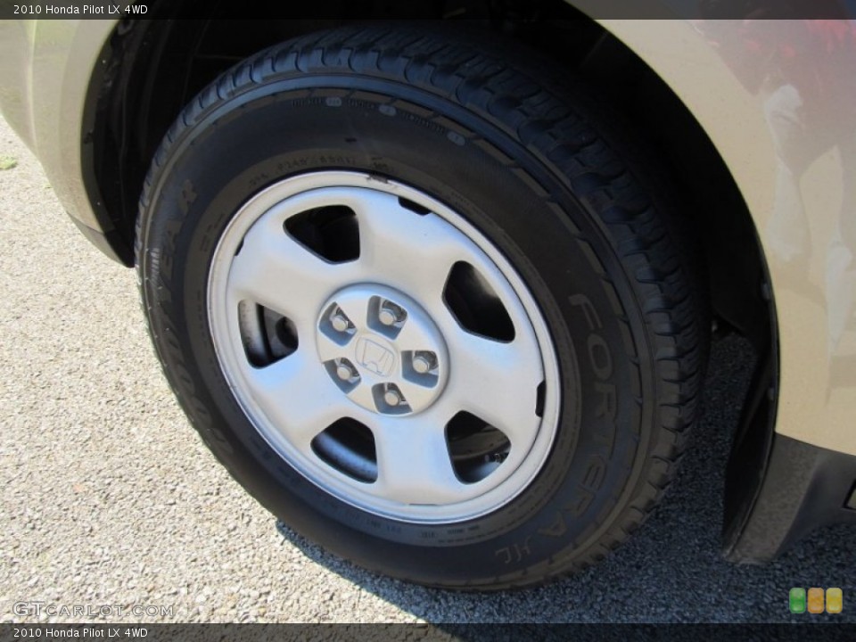 2010 Honda Pilot LX 4WD Wheel and Tire Photo #56111443