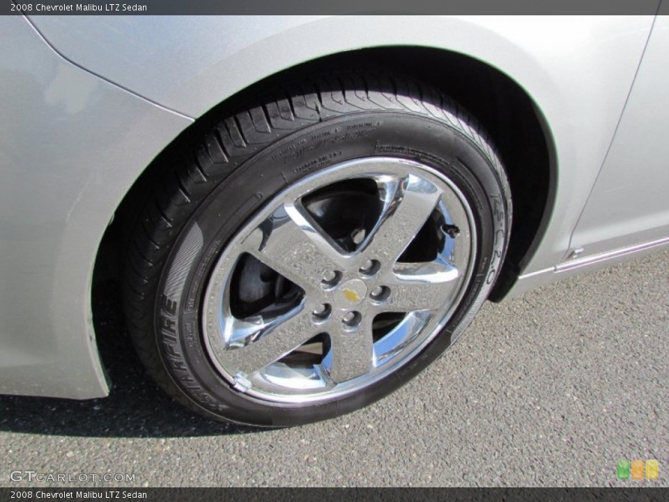 2008 Chevrolet Malibu LTZ Sedan Wheel and Tire Photo #56113598
