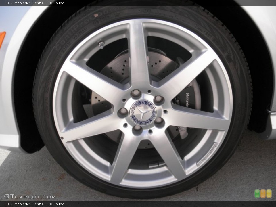 2012 Mercedes-Benz C 350 Coupe Wheel and Tire Photo #56118680