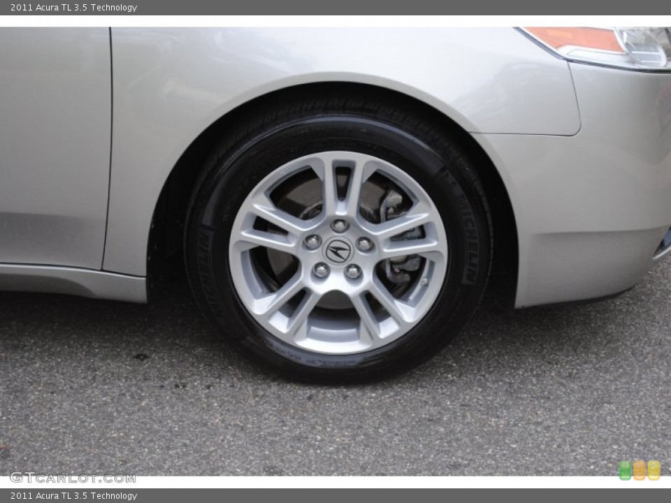2011 Acura TL 3.5 Technology Wheel and Tire Photo #56122805