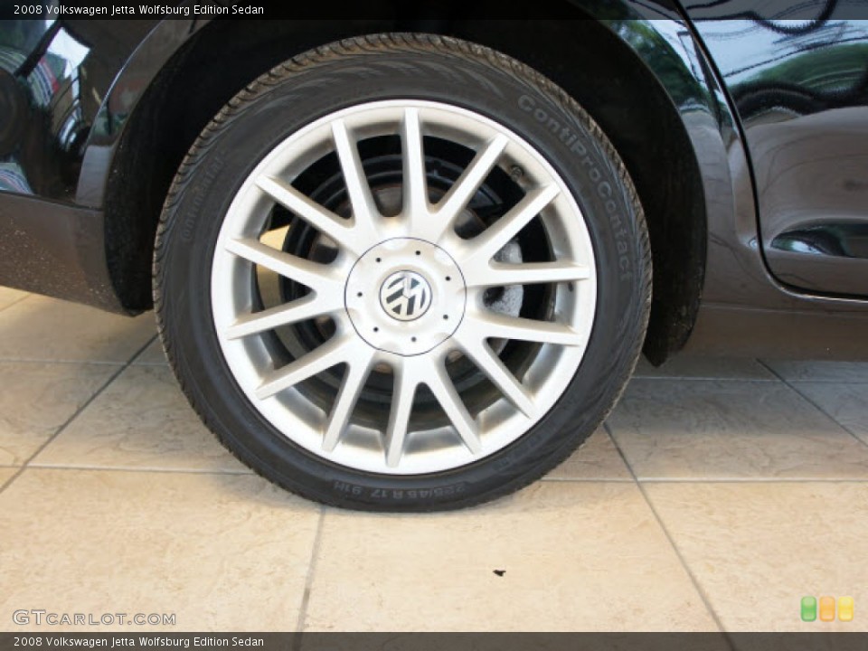 2008 Volkswagen Jetta Wolfsburg Edition Sedan Wheel and Tire Photo #56131205