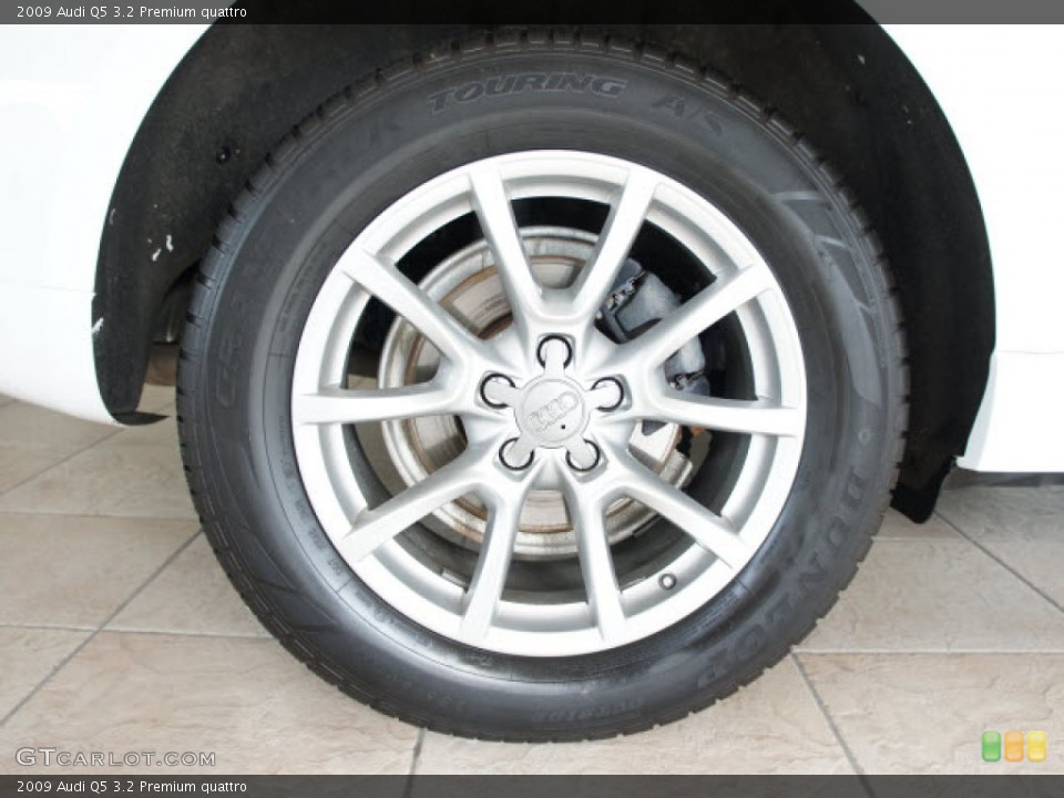 2009 Audi Q5 3.2 Premium quattro Wheel and Tire Photo #56131790