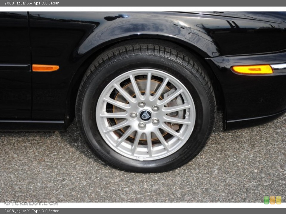 2008 Jaguar X-Type 3.0 Sedan Wheel and Tire Photo #56131949